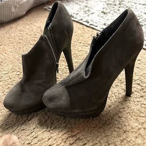 Grey booties